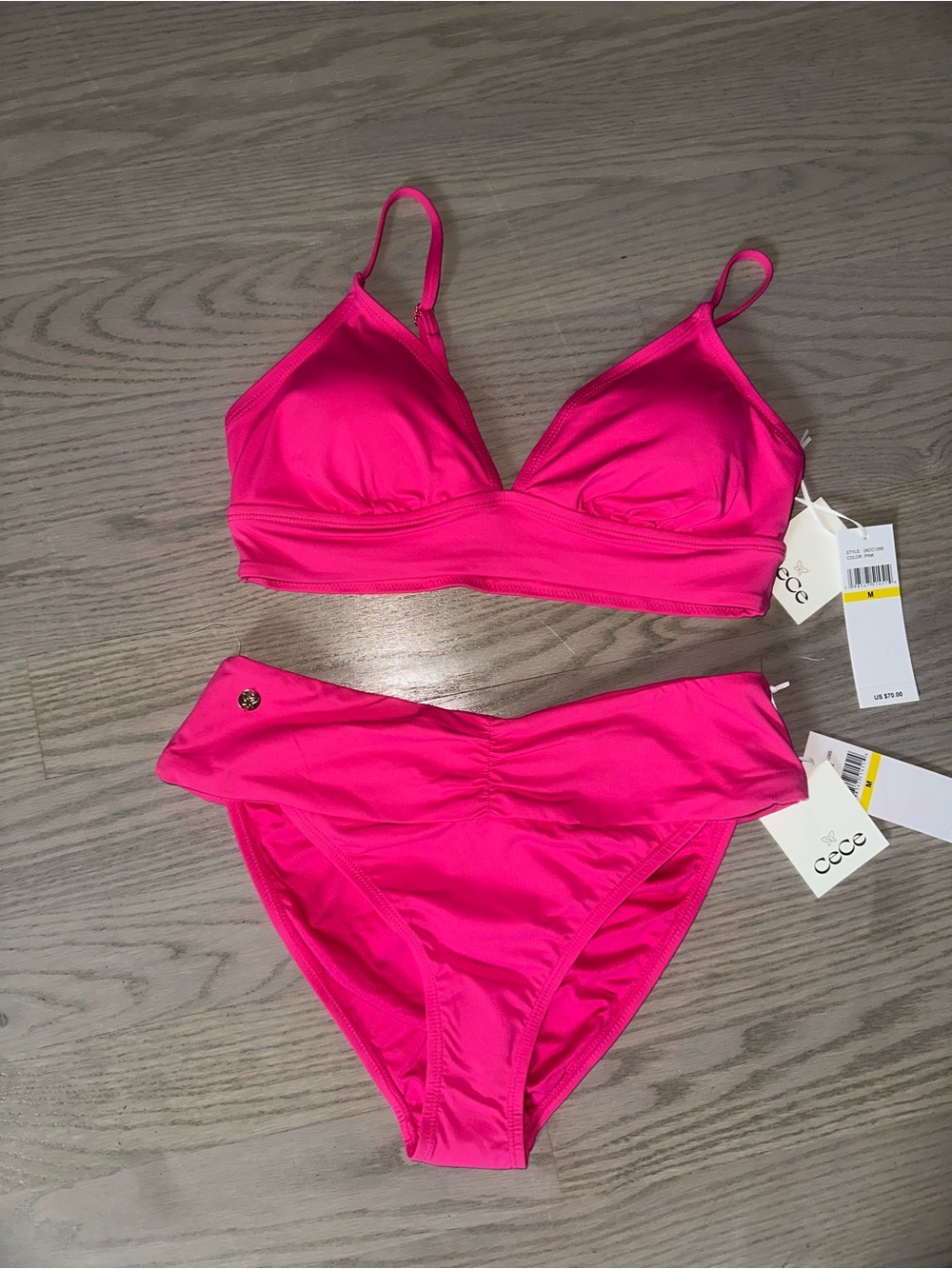 CeCe Hot Pink Bikini Set